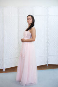 Розовое платье на выпускной вечер
