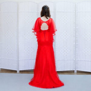 Красное платье русалка