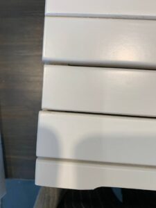 Деревянная шкатулка для украшений, 3 ящика, белая с зеркалом (уценка) (Копировать)